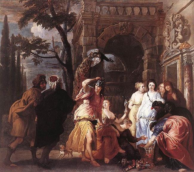 Erasmus Quellinus Achilles Among the Daughters of Lycomedes